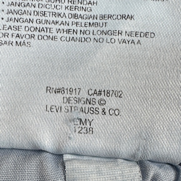 Levi's 511 Performance Slim Dark Blue Denim Jeans - Picture 9 of 10